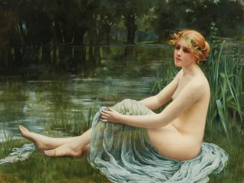 1861-Mary F. Raphael - La ninfa dei boschi